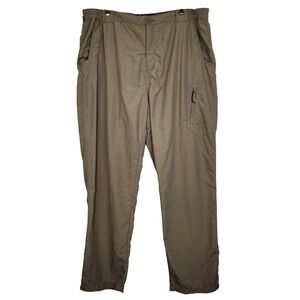 SIMMS Cor3 Fishing Guide Pants Mens Tan Nylon‎ Cargo XXL *FLAW